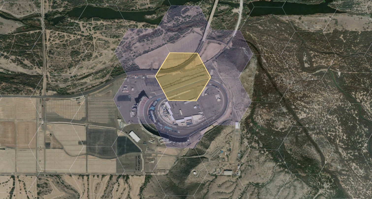 H3 resolution 9: Point of interest view